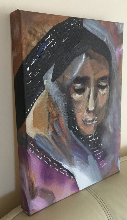 Conversation with a Painting - Miko - Beata Bosze Art