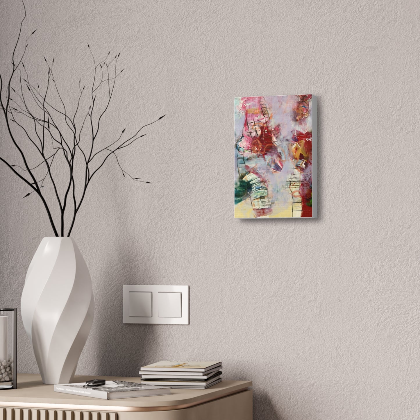 Ladder to Heaven on Canvas Stretched, 1.5'' - Beata Bosze Art