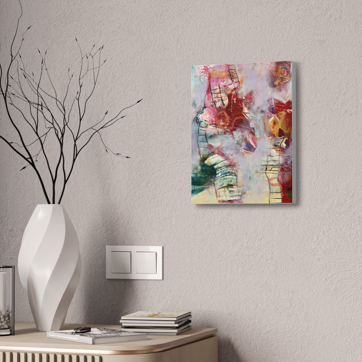 Ladder to Heaven on Canvas Stretched, 1.5'' - Beata Bosze Art