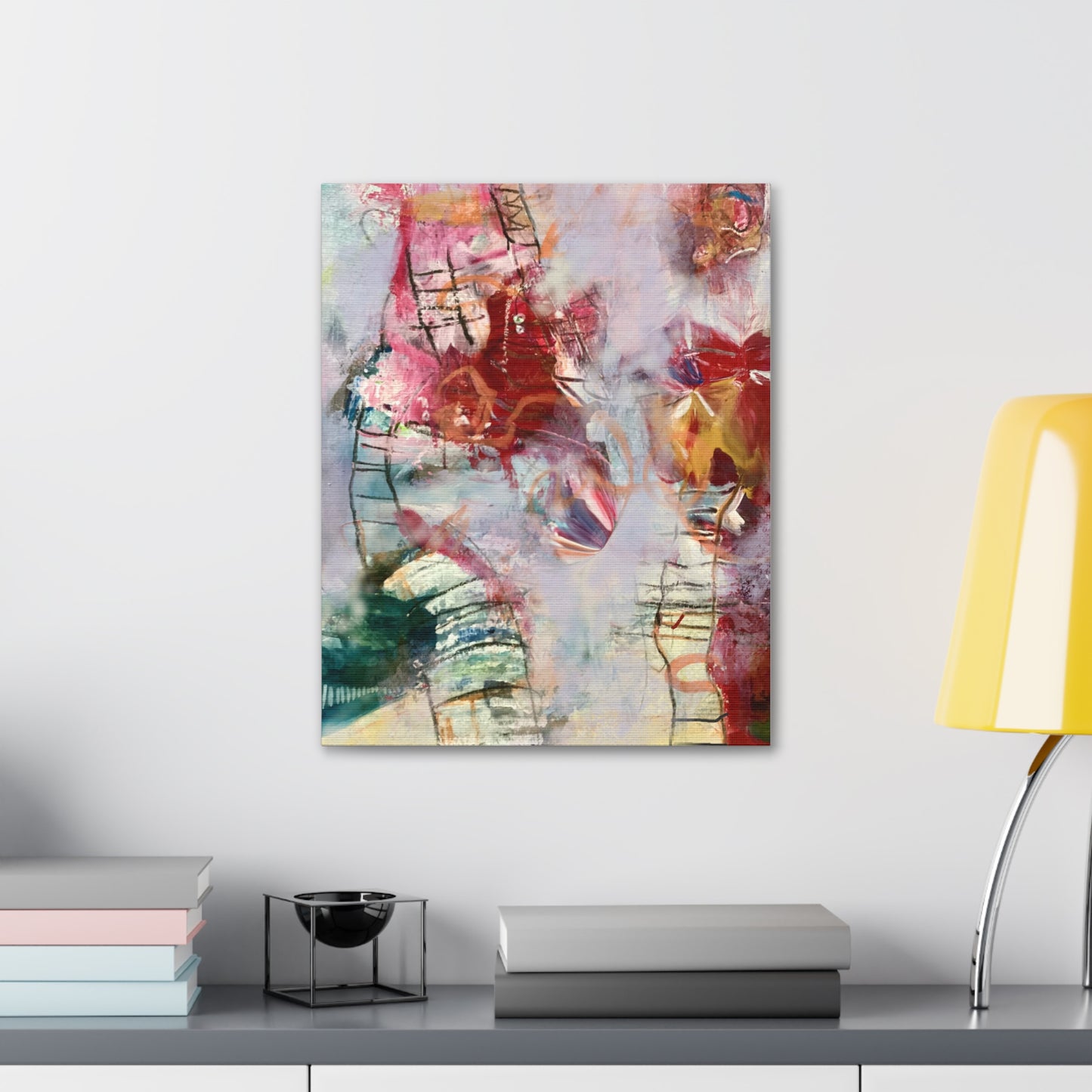 Ladder to Heaven on Canvas Stretched, 1.5'' - Beata Bosze Art