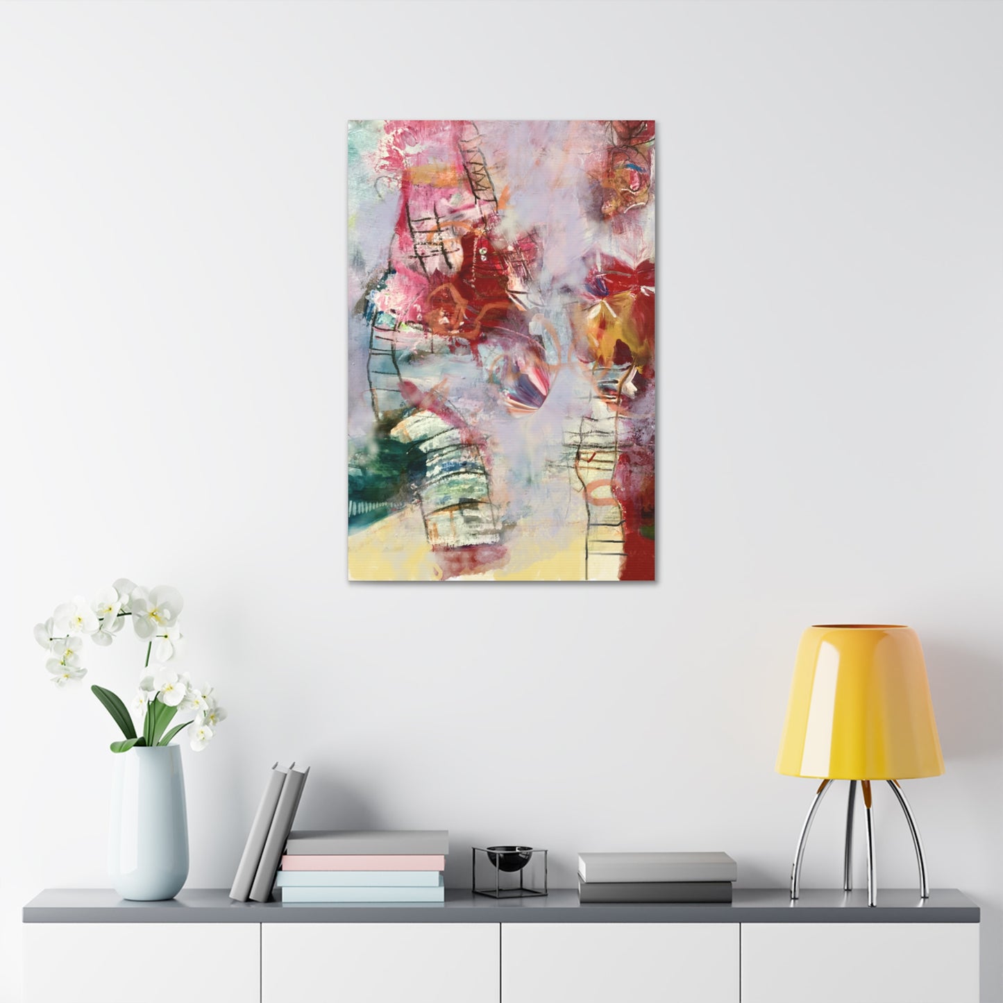 Ladder to Heaven on Canvas Stretched, 1.5'' - Beata Bosze Art