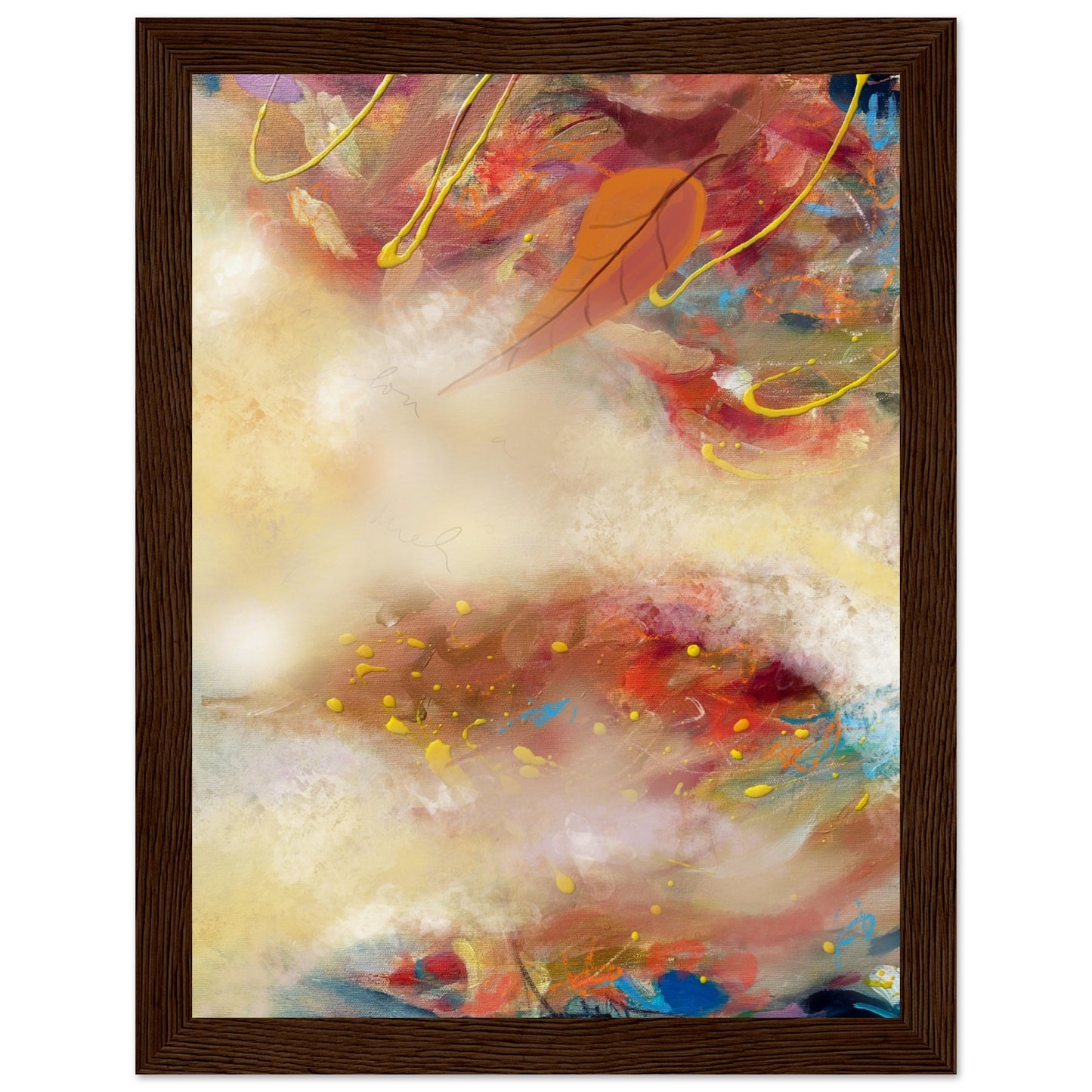 Autumn Song - Art Print, Museum - Quality Matte Paper Wooden Framed Poster - Beata Bosze Art