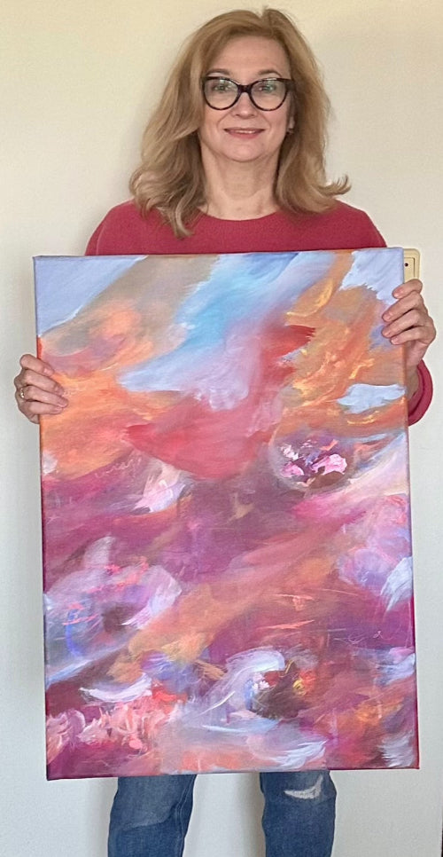 IFly away with me abstract painting