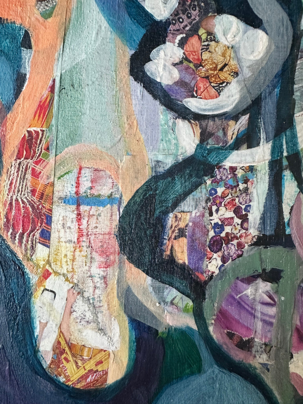 Close up of Save Me painting