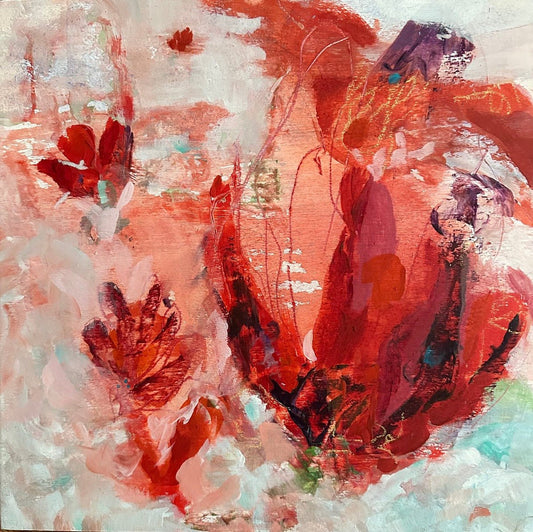 Poppies Embrace in Eden - Beata Bosze Art