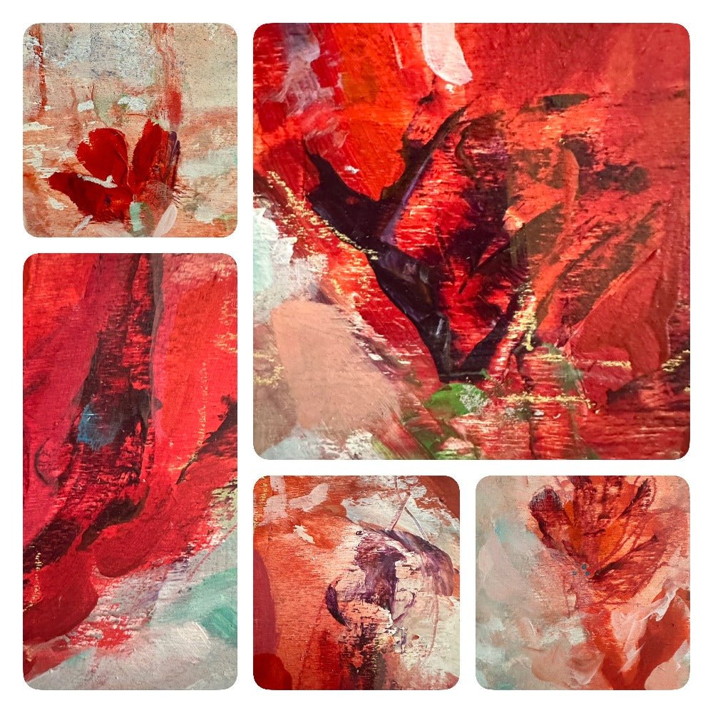 Poppies Embrace in Eden - Beata Bosze Art