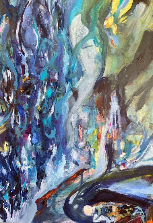 Tree of Life abstract painting by Beata Bosze