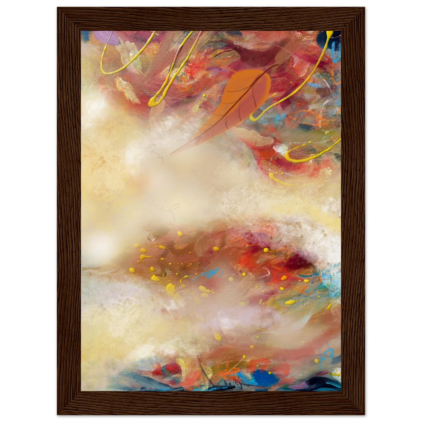 Autumn Song - Art Print, Museum - Quality Matte Paper Wooden Framed Poster - Beata Bosze Art