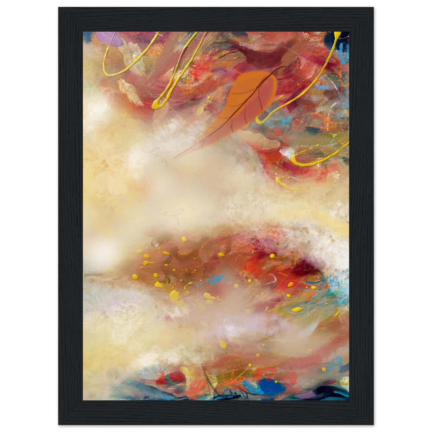 Autumn Song - Art Print, Museum - Quality Matte Paper Wooden Framed Poster - Beata Bosze Art
