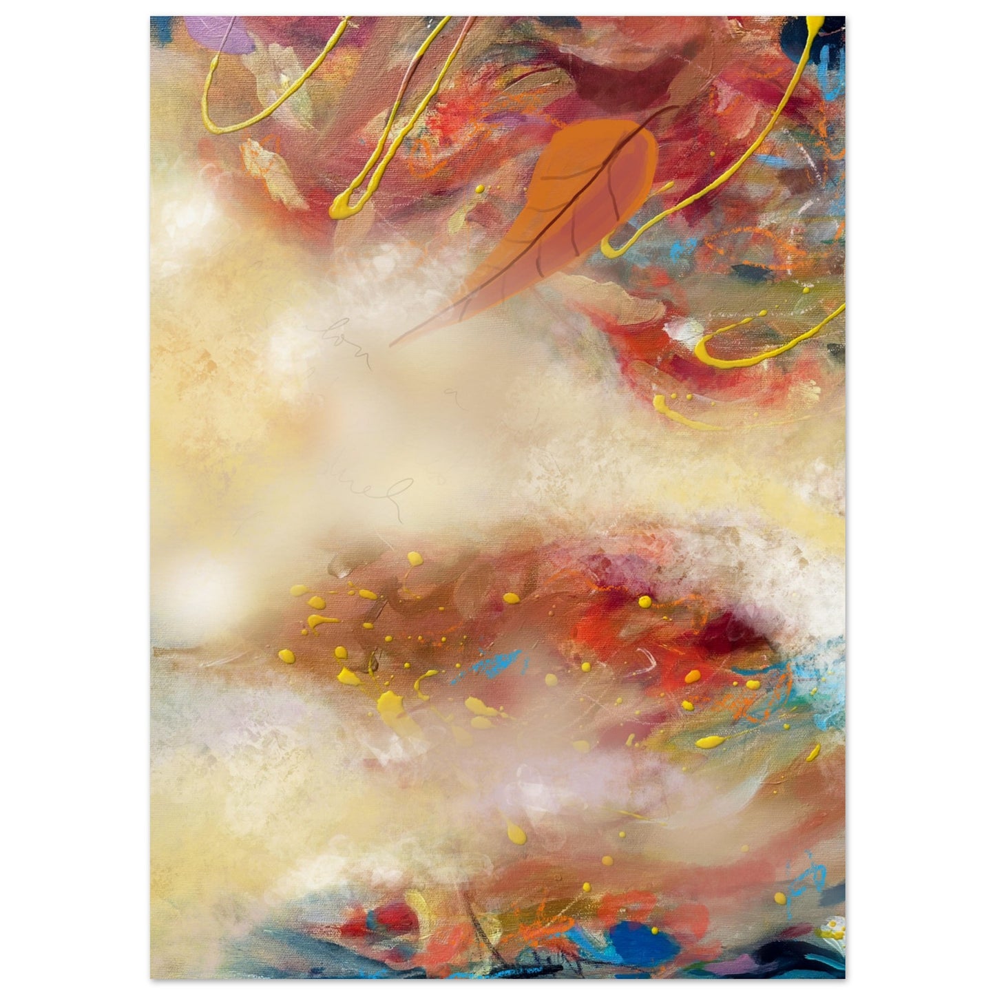 Autumn Song - Art Print, Museum - Quality Matte Paper Poster - Beata Bosze Art