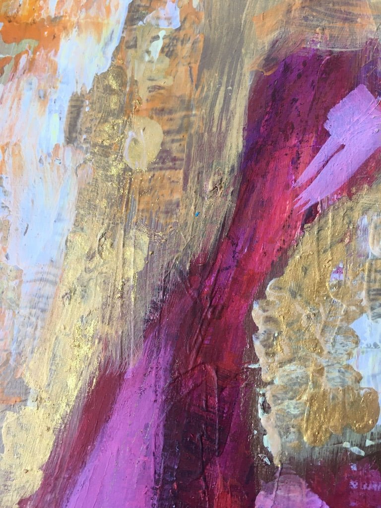 Prayer at the Willow Tree at sunset - Beata Bosze Art