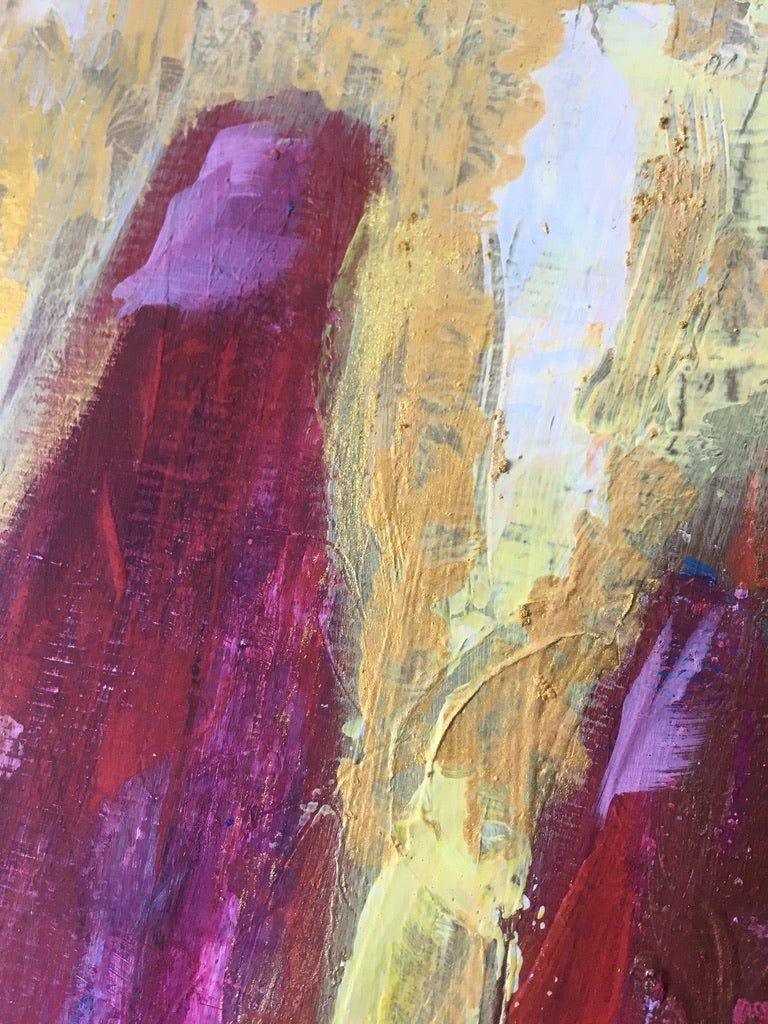 Prayer at the Willow Tree at sunset - Beata Bosze Art