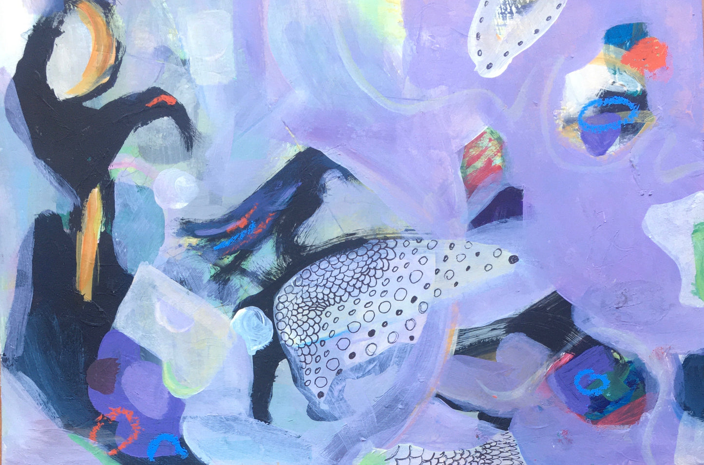 The birds who remembered to my song - In the Garden - Beata Bosze Art