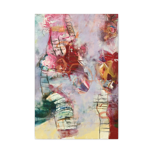 Ladder to Heaven on Canvas Stretched, 1.5'' - Beata Bosze Art