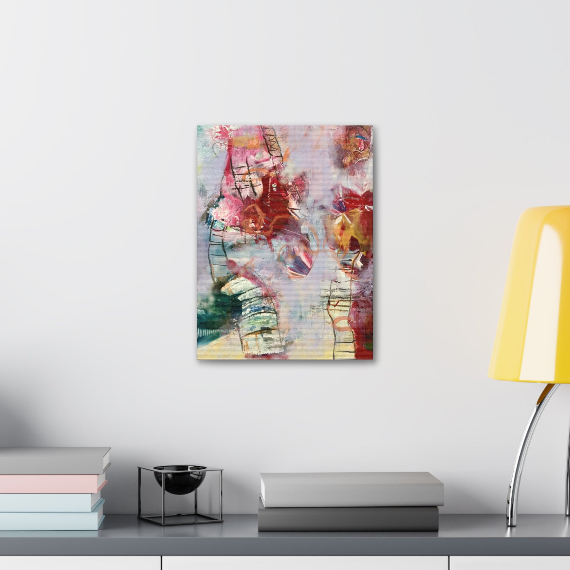 Ladder to Heaven on Canvas Stretched, 1.5'' - Beata Bosze Art