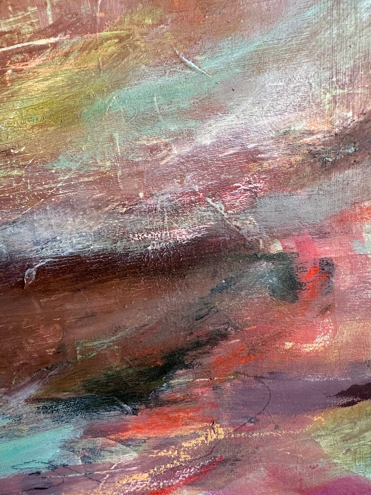 Details of an abstract painting