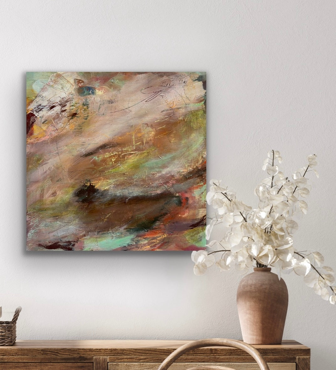 In situ abstract paintings