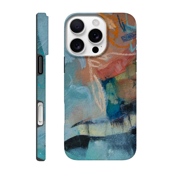 Tough mobile phone case with abstract art print