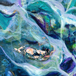 Close up-Blue Fantasy